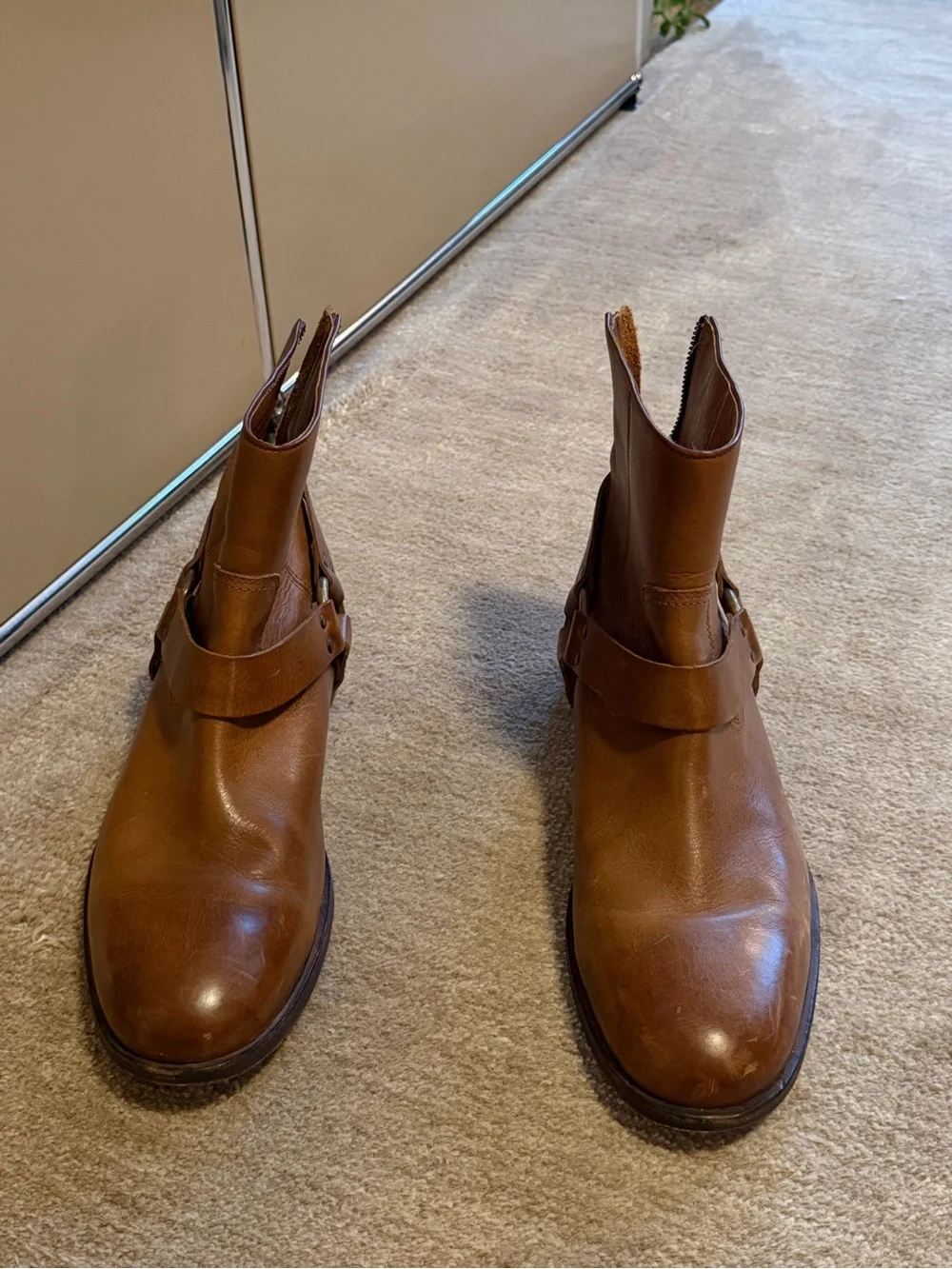 Men's Brown Leather Frye Boots